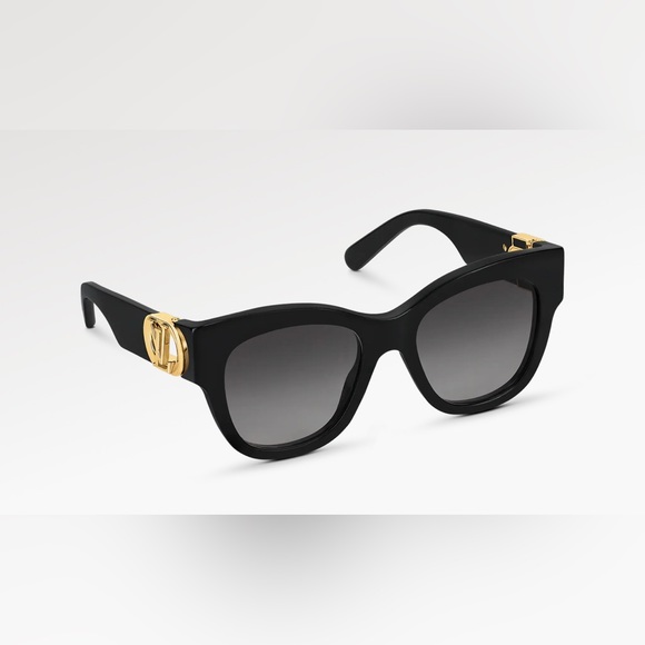 Louis Vuitton Black LV Link PM Cat Eye Sunglasses Louis Vuitton